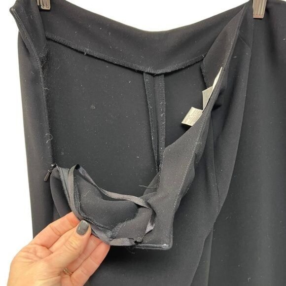 Evan Picone Black Wide Leg Dress Pants - Picture 3 of 8